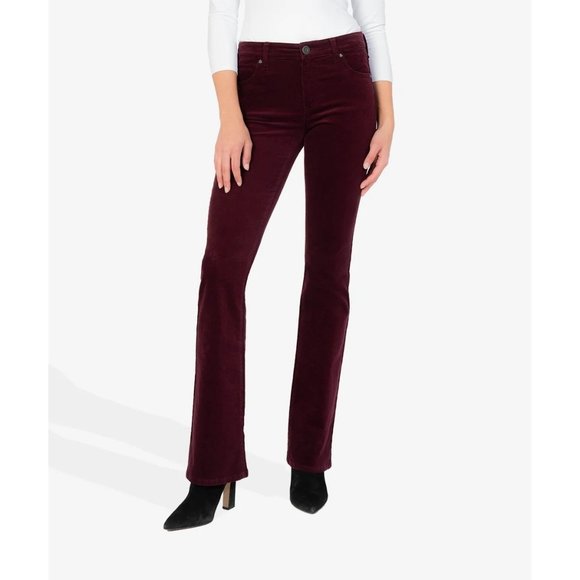 Kut from the Kloth Pants - Kut from the Kloth Women's 14 "Karen Baby Boot" Pinwale Corduroy Pants